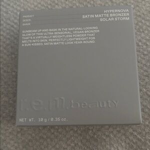 BRAND NEW R.E.M. Satin Matte Bronzer in shade solar storm